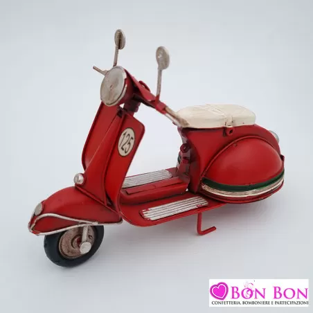 Bomboniera prima comunione vespa in metallo misura grande - 13
