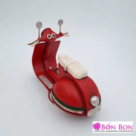 Bomboniera prima comunione vespa in metallo misura grande - 14