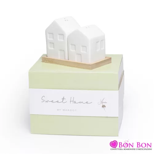 Bomboniera matrimonio casette sale e pepe Margot - 1