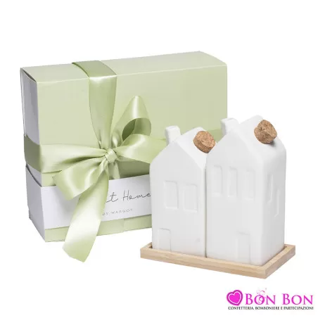 Bomboniera matrimonio case olio e aceto Margot - 1