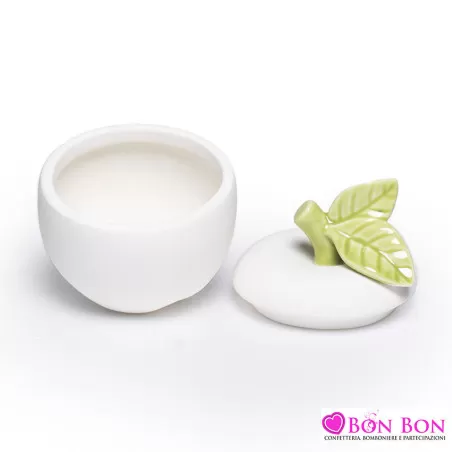 Bomboniera prima comunione scatola piccola a forma di mela - 12