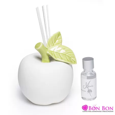Bomboniera prima comunione profumatore grande a forma di mela - 1