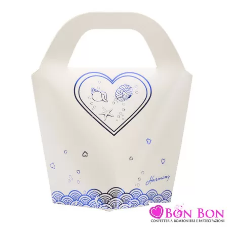 Bomboniera matrimonio tema mare profumatore ancora blue Harmony - 2