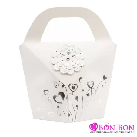 Bomboniera matrimonio sposi su albero della vita cuori Harmony - 3