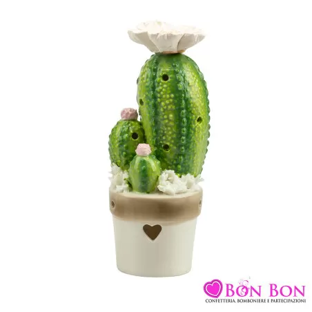 Bomboniera matrimonio piantina cactus e fichidindia Harmony - 2