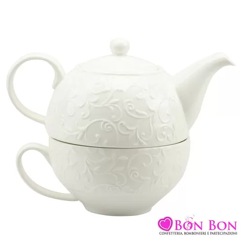 Bomboniera matrimonio utile tegliera decalco floreale Harmony - 1