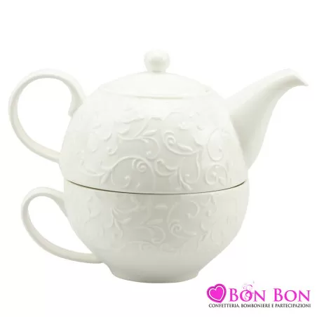 Bomboniera matrimonio utile tegliera decalco floreale Harmony - 1