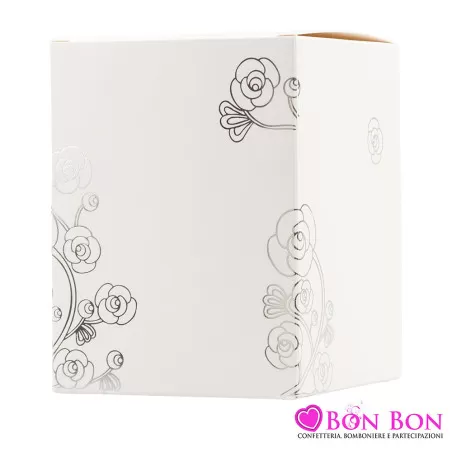 Bomboniera matrimonio utile tegliera decalco floreale Harmony - 2