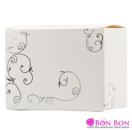 Bomboniera matrimonio utile set 2 tazzine caffè decalco floreale Harmony - 2