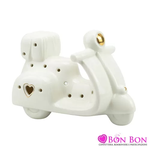 Bomboniera prima comunione vespa bianca Harmony - 1