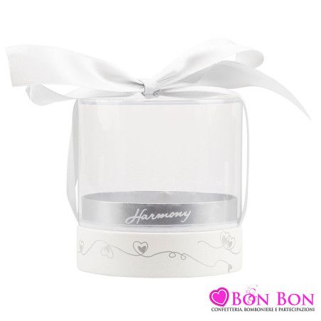 Bomboniera prima comunione carillon elefante bianco porcellana Harmony - 2