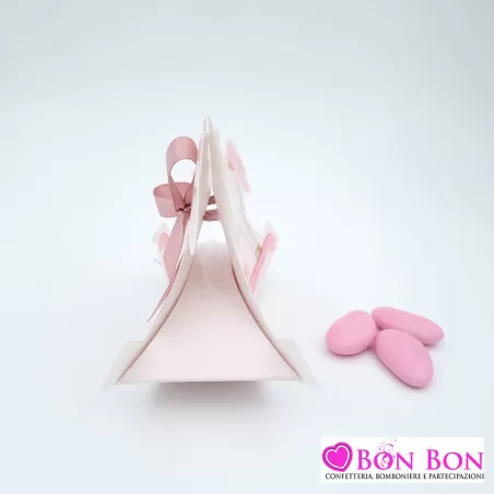 Scatolina porta confetti per nascita cavalluccio rosa Scotton - 2