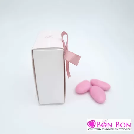 Scatolina porta confetti per nascita cavalluccio rosa rettangolare Scotton - 2