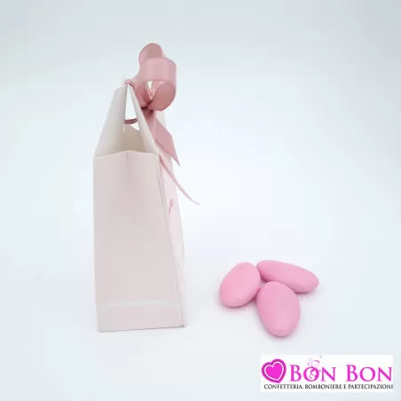 Scatolina porta confetti per nascita cavalluccio rosa tag Scotton - 2