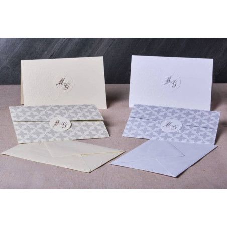 Bomboniera matrimonio solidale profumatore bianco love Quadrifoglio - 2