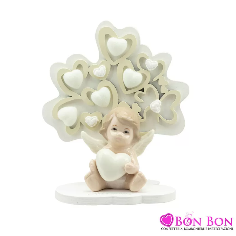 Bomboniera prima comunione albero della vita con angelo Harmony - 1