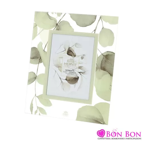 CORNICE VETRO BOTANIC GIALLO 18X22CM Hervit - 1