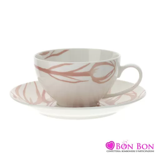 TAZZA COLAZIONE TULIP PORC.DIA.12XH7CM Hervit - 1