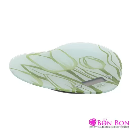 BILANCIA DA CUCINA CUORE TULIP 24X21CM Hervit - 1