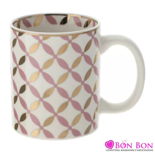 TAZZA MUG PORC.DIA 8XH10CM VLK DESIGN Hervit - 1
