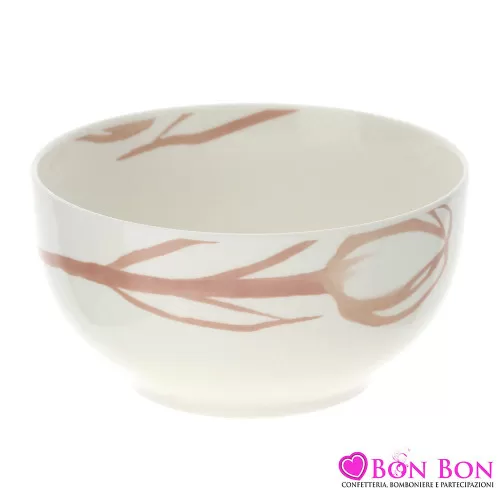 CIOTOLA TULIP PORCELLANA DIA 13XH7CM Hervit - 1