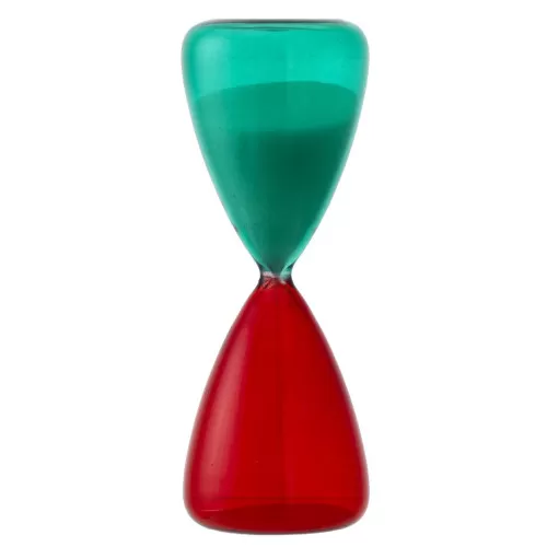 Bomboniera matrimonio clessidra 10 cm rosso e cobalto Bagutta - 1