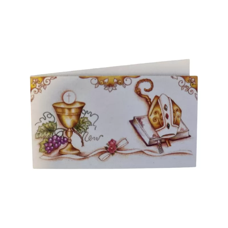 Confezione 20 bigliettini per cresima e comunione C723 - 1