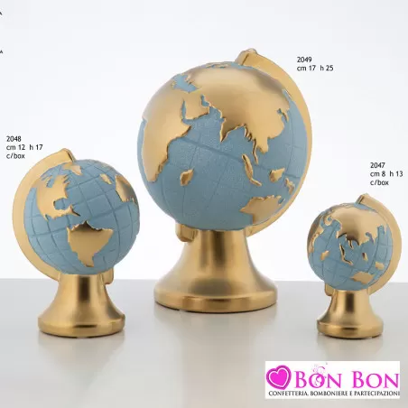 Bomboniere matrimonio mappamondi cielo in ceramica Encantada - 1