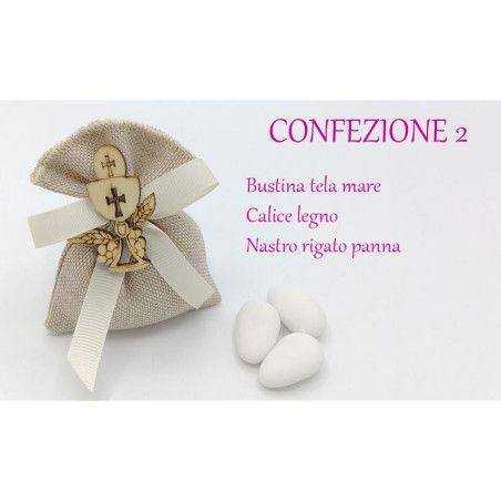 Bomboniera prima comunione calciatore maglia azzurra italia AD - 3
