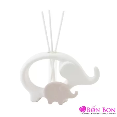 Bomboniera matrimonio profumatore elefante tortora in offerta Le stelle - 2