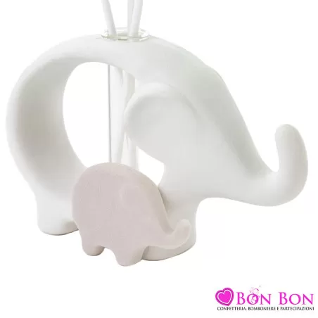 Bomboniera matrimonio profumatore elefante tortora in offerta Le stelle - 3