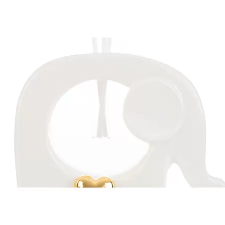 Bomboniera battesimo elefante con cuore oro Le stelle - 2