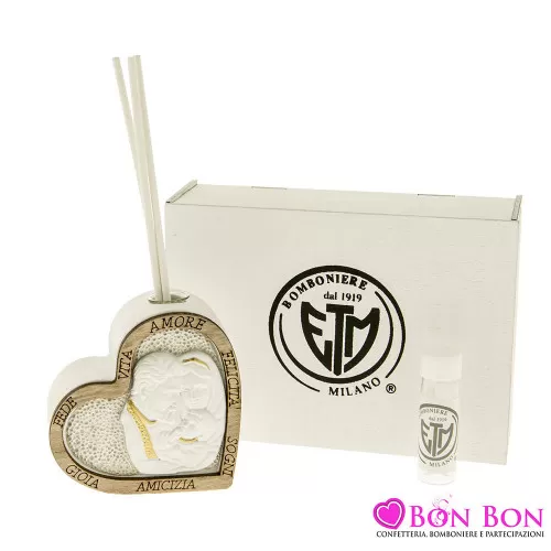 Bomboniera prima comunione icona diffusore sacra famiglia ETM - 1