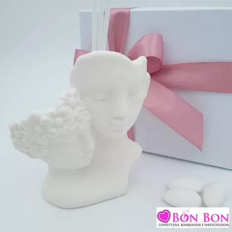 Bomboniera matrimonio profumatore coppia amanti opaca Bagutta - 2