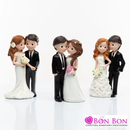 Bomboniera matrimonio sposi sopratorta La fata pierina - 1