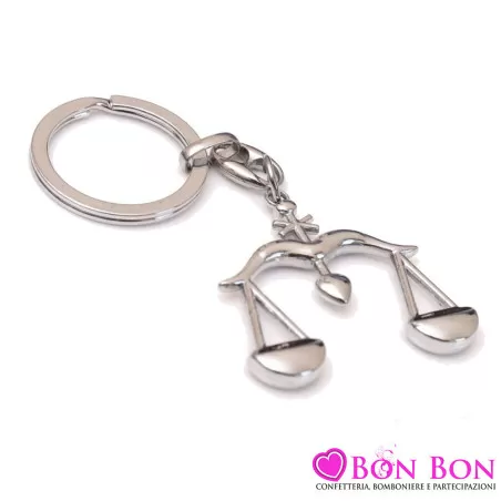 Bomboniera laurea in giurisprudenza portachiavi bilancia Greenford - 1