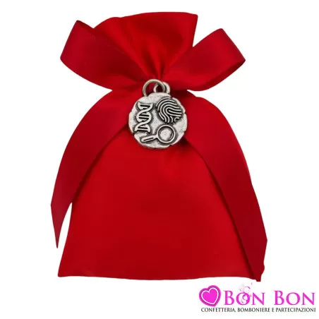 Bomboniera laurea in crimonologia ciondolo in bagno argento Tabor - 1