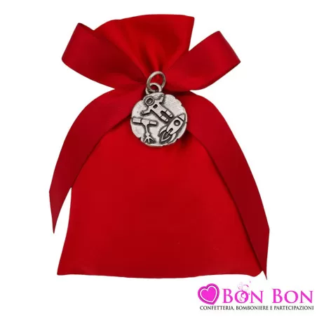 Bomboniera laurea in aerospaziale ciondolo in bagno argento Tabor - 1