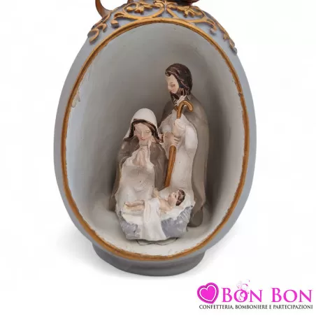 Bomboniera matrimonio natalizio appendino sacra famiglia Le stelle - 2
