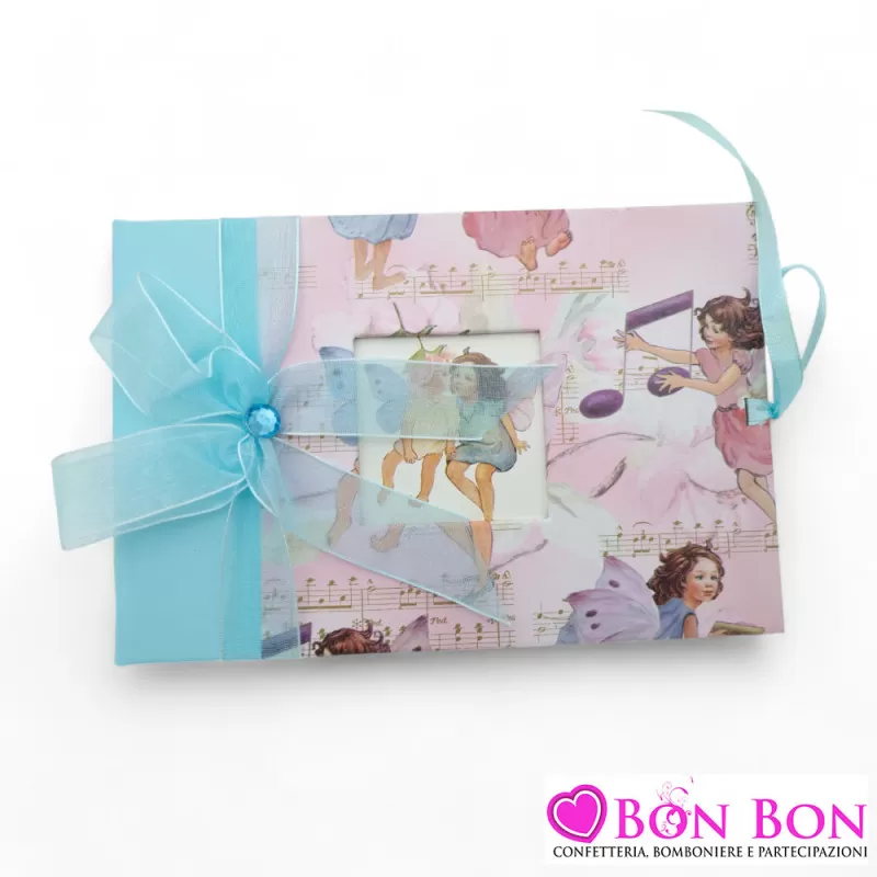 Bomboniera prima comunione in offerta album foto con angioletti - 1