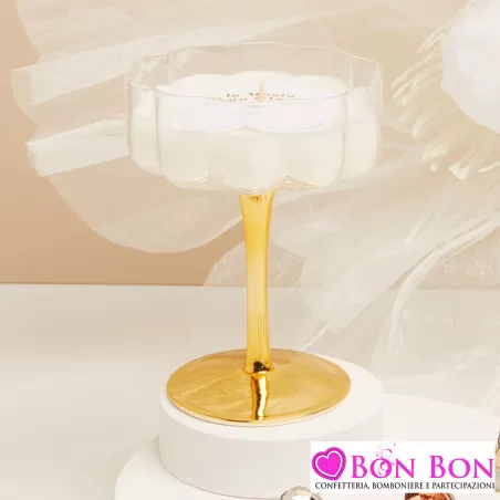 copy of Bomboniere Matrimonio Originali Claraluna 2025 Lampade LED con Base in Porcellana Claraluna - 3