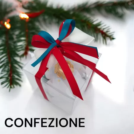 Bomboniera Matrimonio Natalizia Sfera di Natale in Porcellana Dipinta a Mano - 14