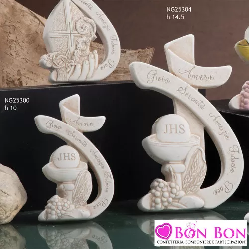 Bomboniere Prima Comunione Icone Calice e Uva in Pasta di Marmo – Eleganza e Simbolismo per un Giorno Speciale Dolcicose - 1
