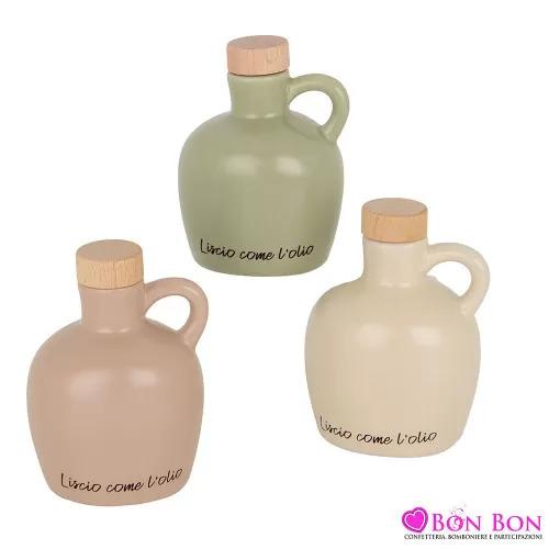 Bomboniere matrimonio oliera con frase - 1