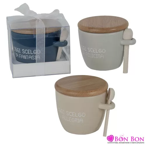 Bomboniere matrimonio utili zuccheriere colori assortiti ETM - 1