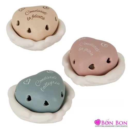 Bomboniere matrimonio lampada led mani che tengono un cuore ETM - 1