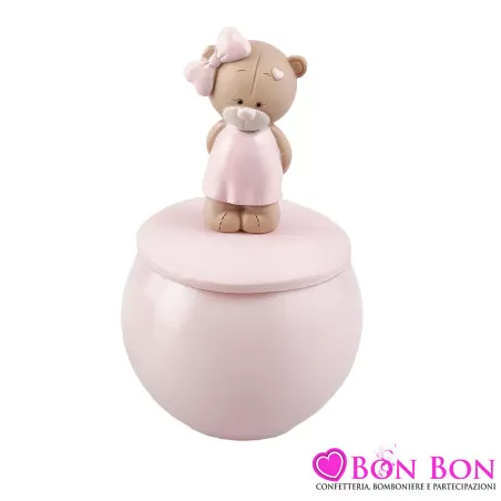 Bomboniere Battesimo Candele con Orsetti Rosa o Celesti – Un Dolce Ricordo per il Giorno più Speciale Royal Gifts - 1