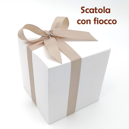 Bomboniere Matrimonio Mappamondo da Poggio Bianco con Decoro Quadrifoglio Dorato ETM - 12