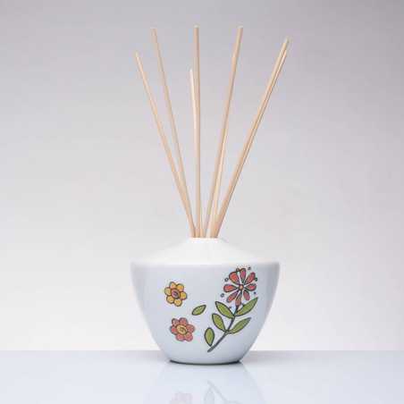 bomboniere matrimonio solidali utili profumatore con bacchette in legno linea Mr Bee Cuorematto - 2