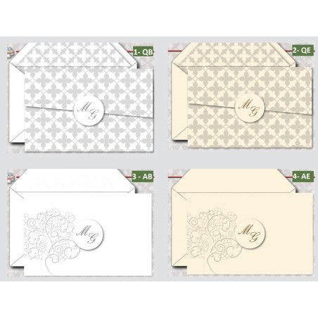 Bomboniera matrimonio solidale vaso portapianta sfera bianca e oro Quadrifoglio - 3